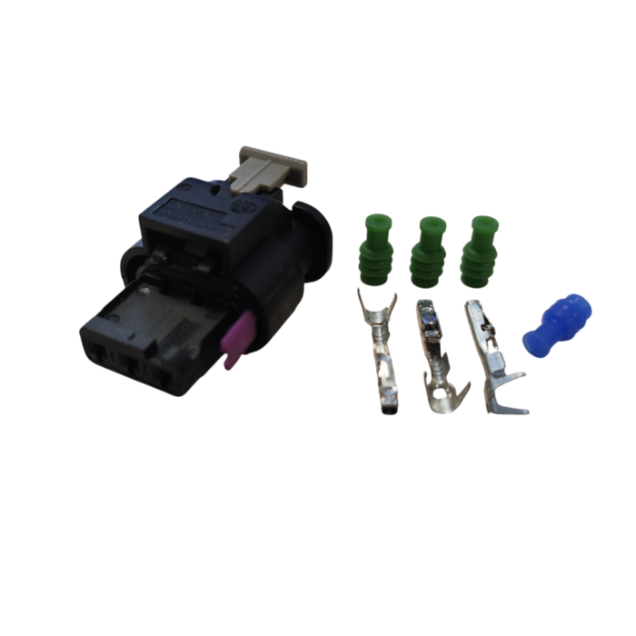 Комплект разъёма 1-1718644-1; 3-pin (аналог VO994716,60114617) (Арт: 120-3-014)