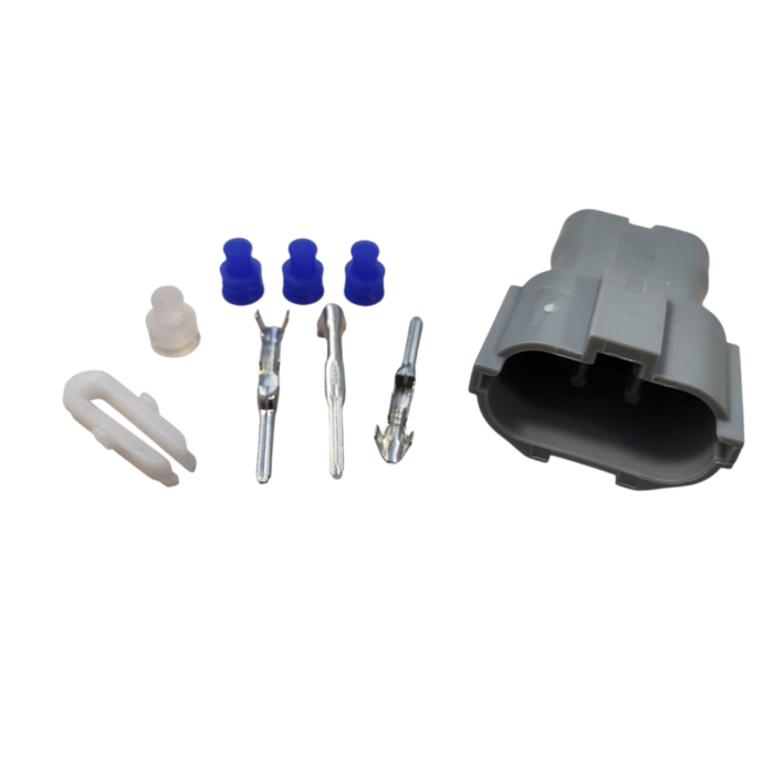 Комплект разъёма 7222-7434-40 Yazaki SWP; 3-pin male (арт: 121-3-015).