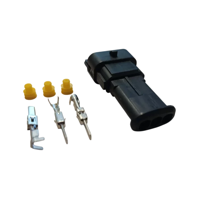 Комплект разъёма 1928404227 Bosch, 3-pin male; (арт:121-3-05)