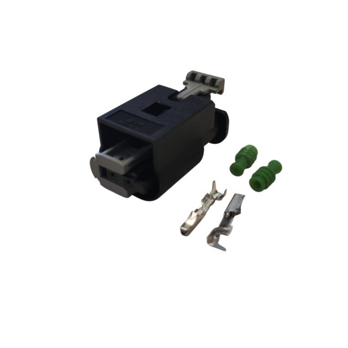 Комплект разъёма 1-1418463-9, MQS 2-pin ; (арт: 120-2-034).