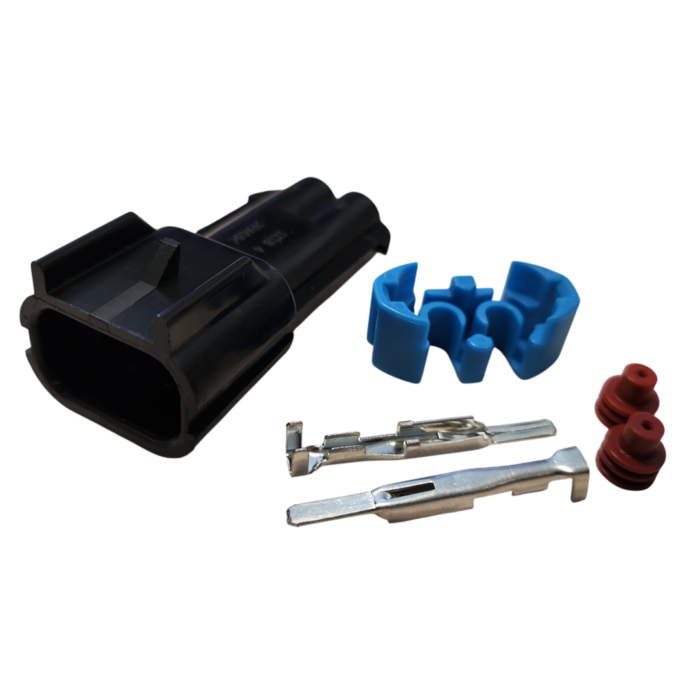 Комплект разъёма 15300002 Metri-Pack 280 , 2-pin male ; (арт: 120-2-033).