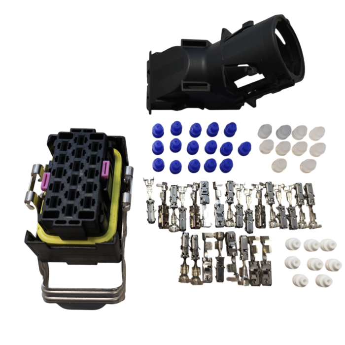 Комплект разъёма 1928404201/1928404202 BOSCH (EDC 7), 16-pin (с крышкой 1928404190) ; (арт: 120-16-05).