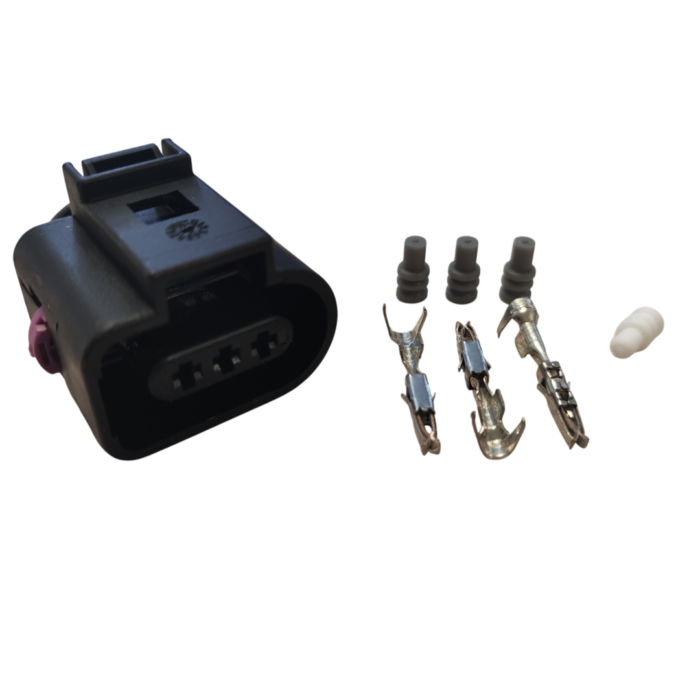 Комплект разъема 1J0 973 703 (аналог FEP 42121300) , 3-pin  ; (арт: 120-3-019).