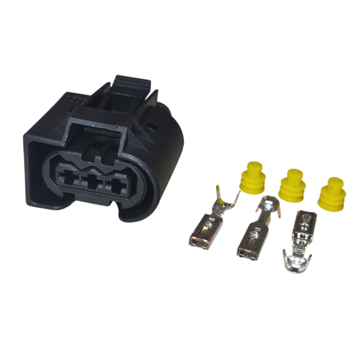 Комплект разъема 50390407 (KOSTAL 50290970) , 3-pin (арт: 120-3-020).