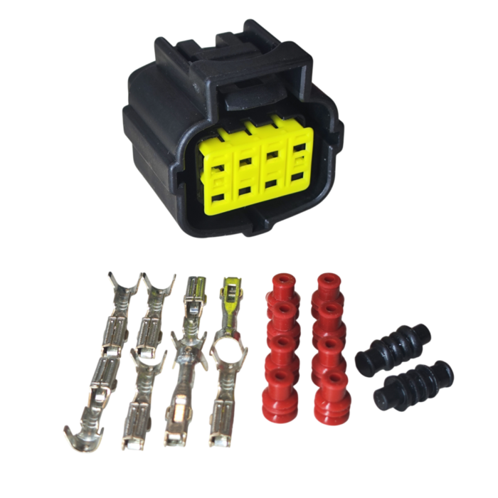 Комплект разъёма  174982-2 (Econoseal J Series [Mark II+]), 8-pin ; (арт: 120-8-012).